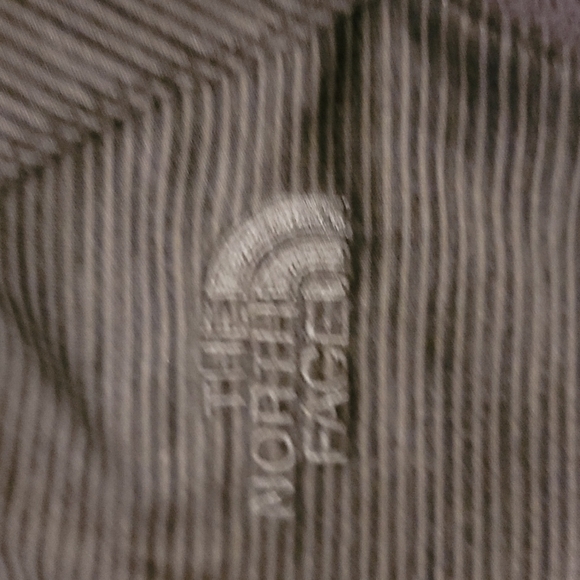 Gray / Gray Striped Women's The North Face Zip Up Hoodie Size Medium - Picture 2 of 5